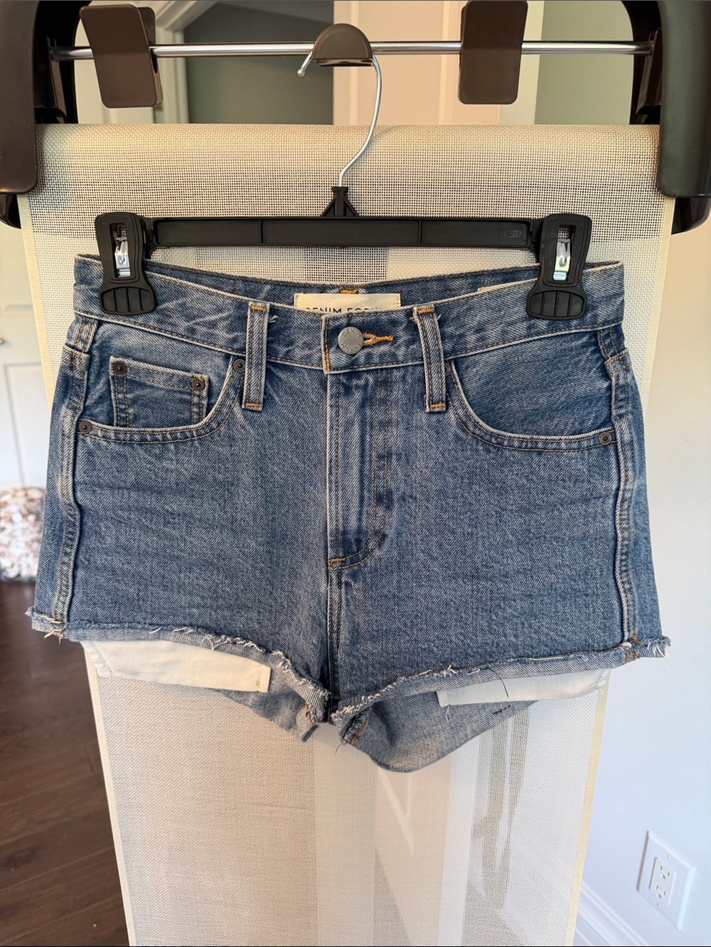 Aritzia Denim Forum Cheeky Shorts
